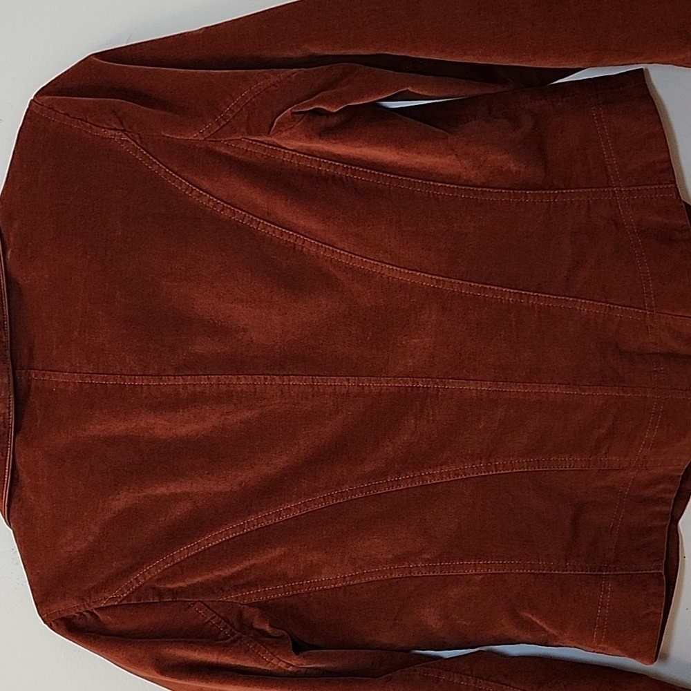 Peruvian Connection Hidalgo Velveteen Jacket Whiskey Size 8 - Picture 11 of 16